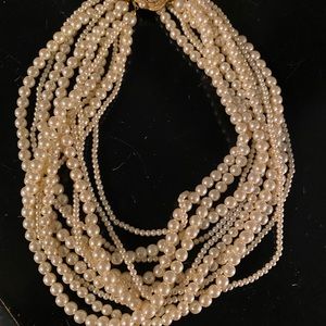 Vintage multi strand necklace
